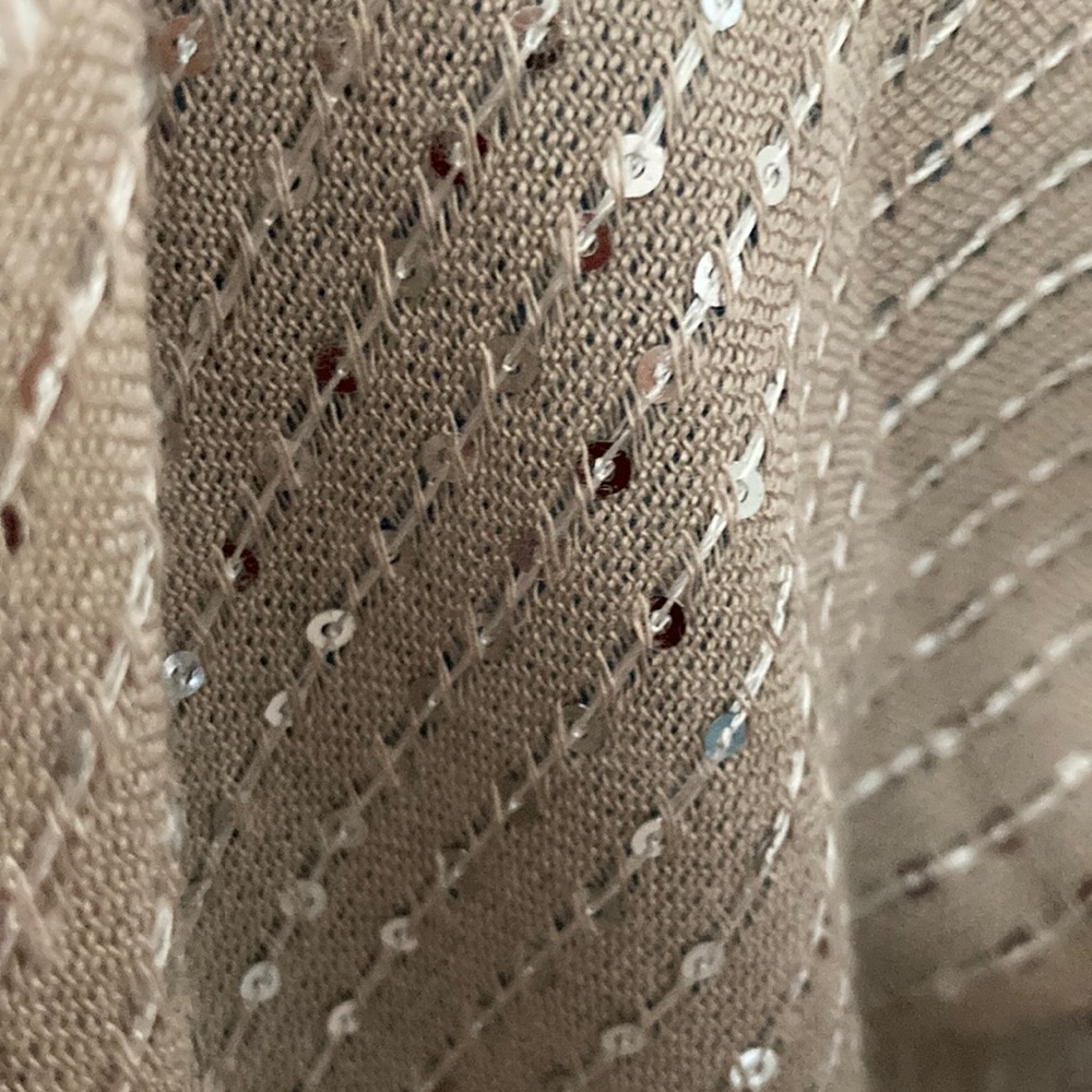Marc New York Light weight Gold Shawl with sequins
